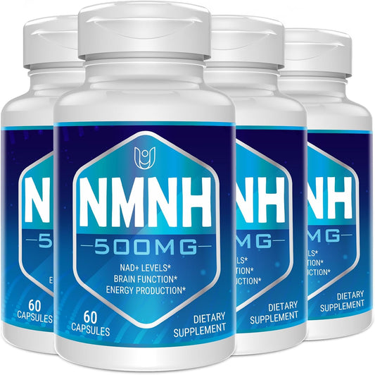500mg NMNH NAD Supplement - Boost NAD+ Levels for Anti-Aging - 240 Count