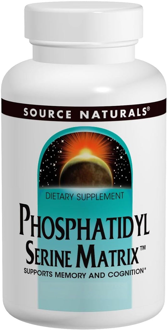 500mg Phosphatidyl Serine Matrix Softgels by Source Naturals - 60 Count