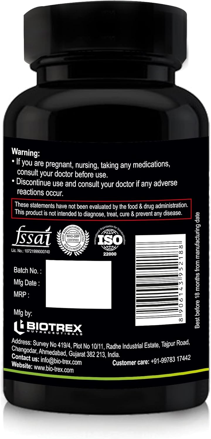 500mg Resveratrol Supplement - 90 Veg Capsules by Nutriosys