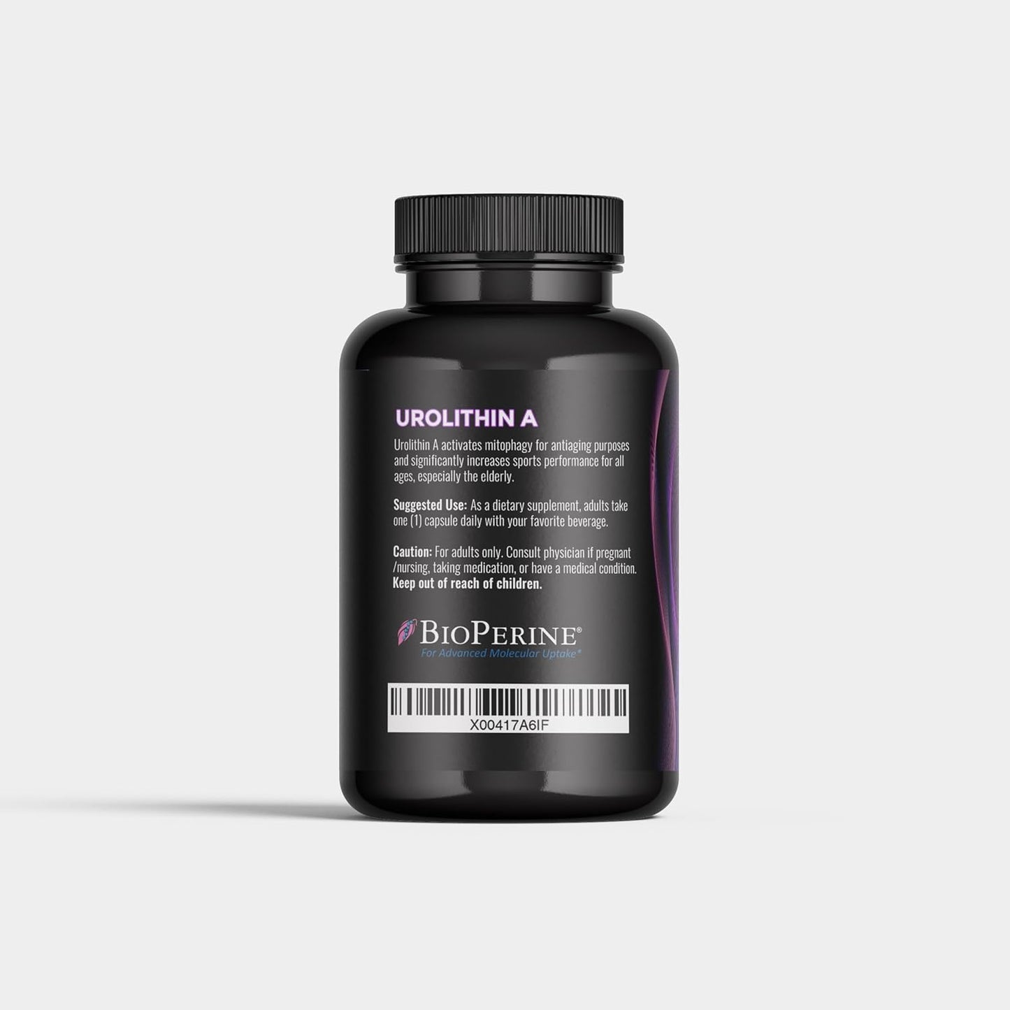 500mg Urolithin A Plus with Bioperene in 30 Veggie Capsules - Enhanced Absorption Formula