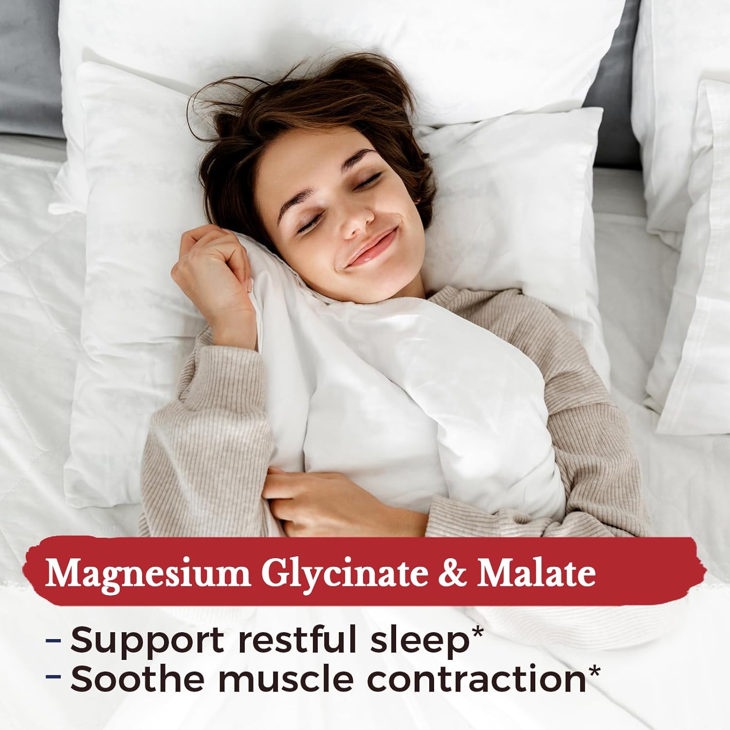 500mg Vitalitown Magnesium Complex Supplement with Chelated Glycinate, Malate, Taurate & Citrate - Vegan Non-GMO Capsules for Sleep, Muscle, Energy & Heart - 120 Count