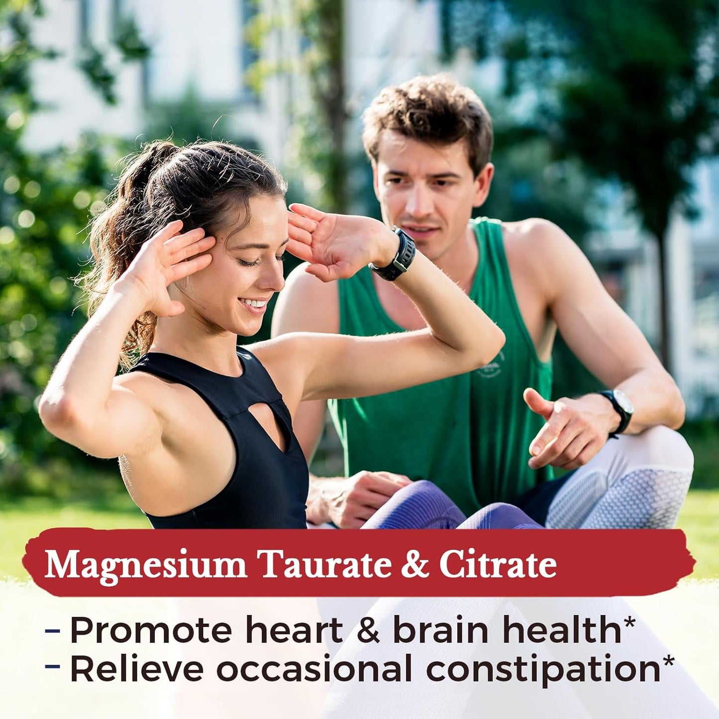 500mg Vitalitown Magnesium Complex Supplement with Chelated Glycinate, Malate, Taurate & Citrate - Vegan Non-GMO Capsules for Sleep, Muscle, Energy & Heart - 120 Count