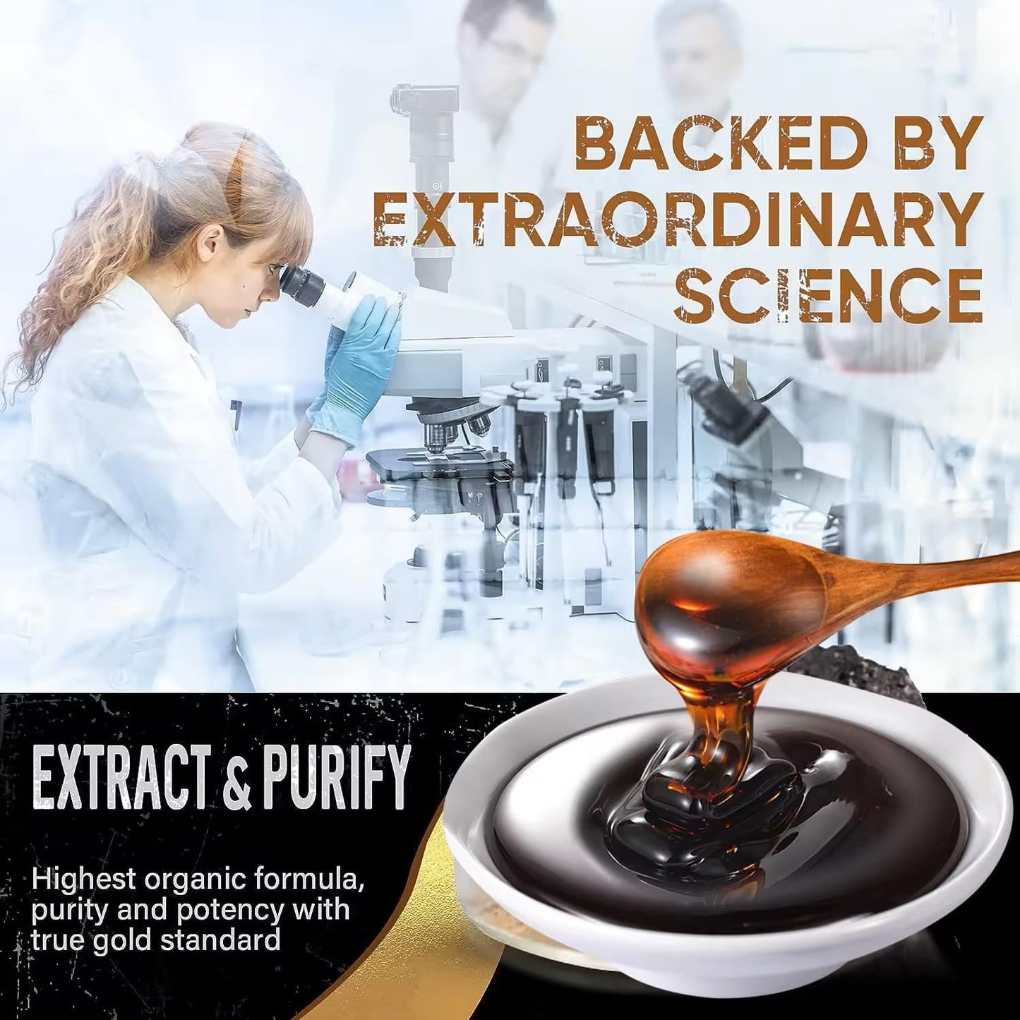 50g JBHK Premium Pure Shilajit Resin: Boost Immunity with Rich Trace Minerals - Organic Himalayan