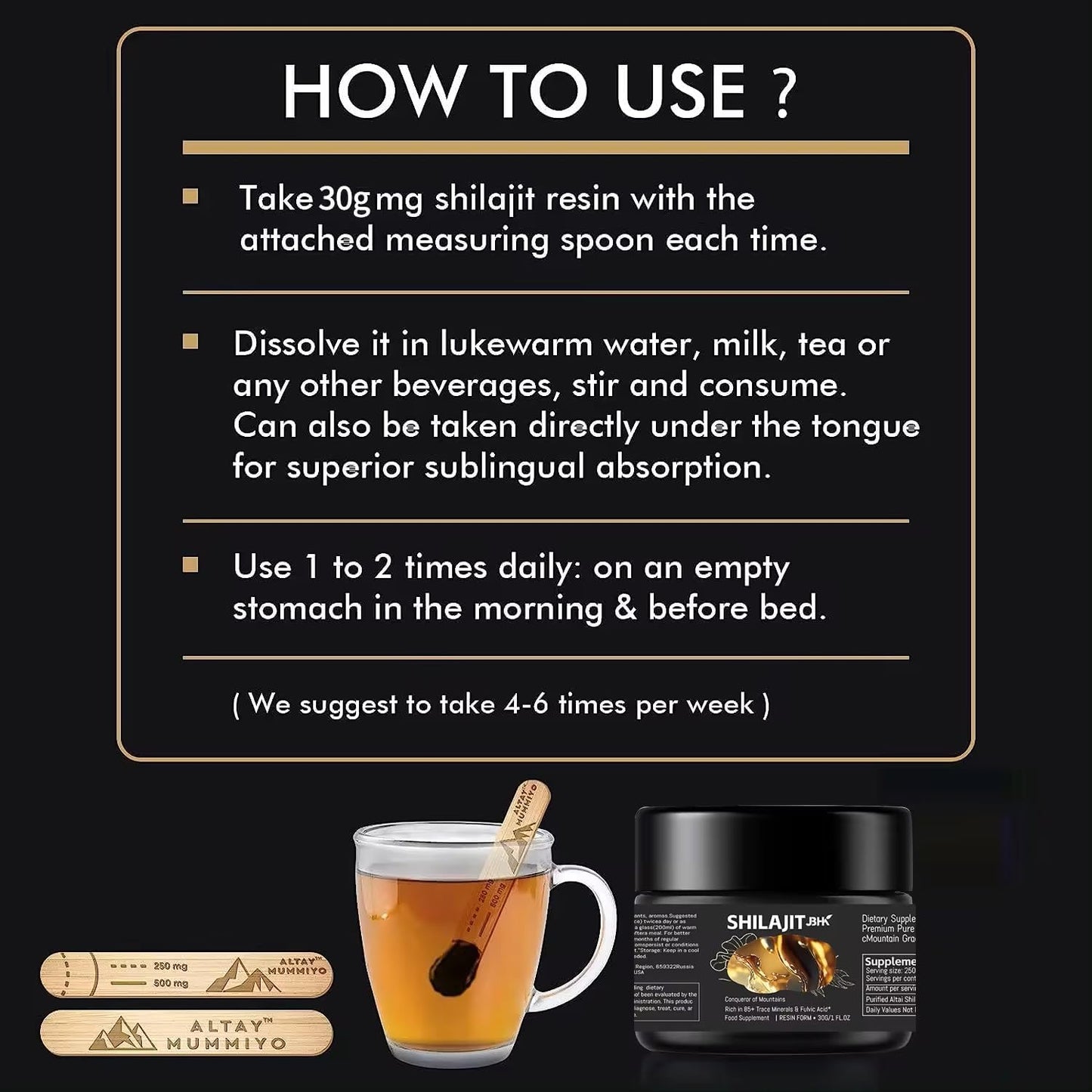 50g JBHK Premium Pure Shilajit Resin: Boost Immunity with Rich Trace Minerals - Organic Himalayan