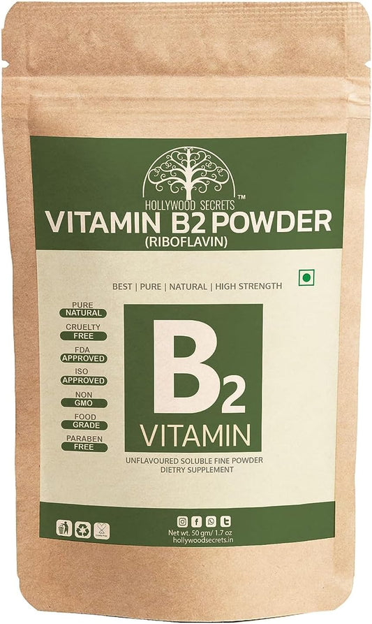 50gm Nutranix BHM Vitamin B2 Riboflavin Powder - High-Quality Supplement