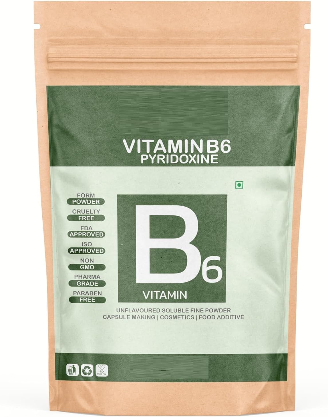 50gm Pure Vitamin B6 Pyridoxine Powder - High Quality Dietary Supplement