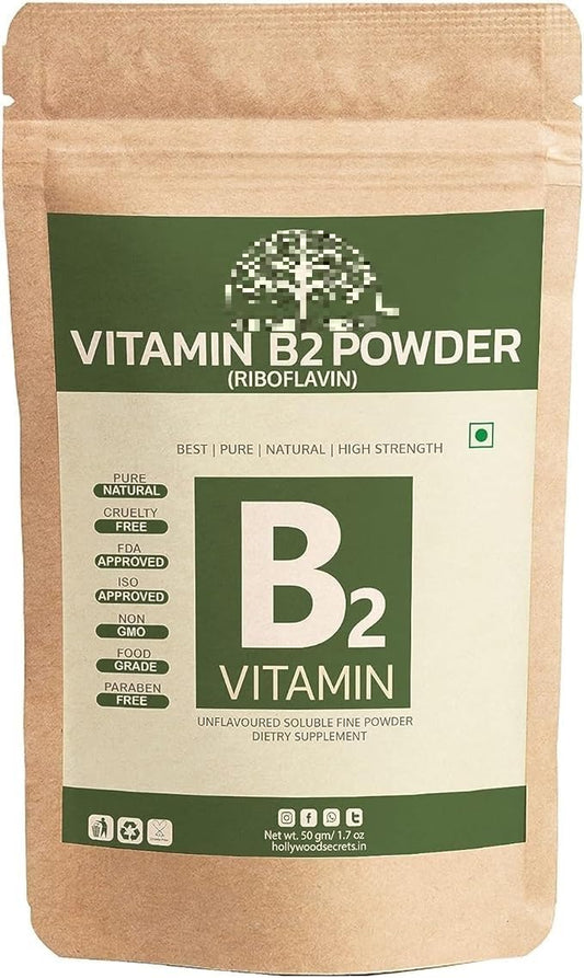 50gm Vitamin B2 Riboflavin Powder for Improved Energy and Overall Health