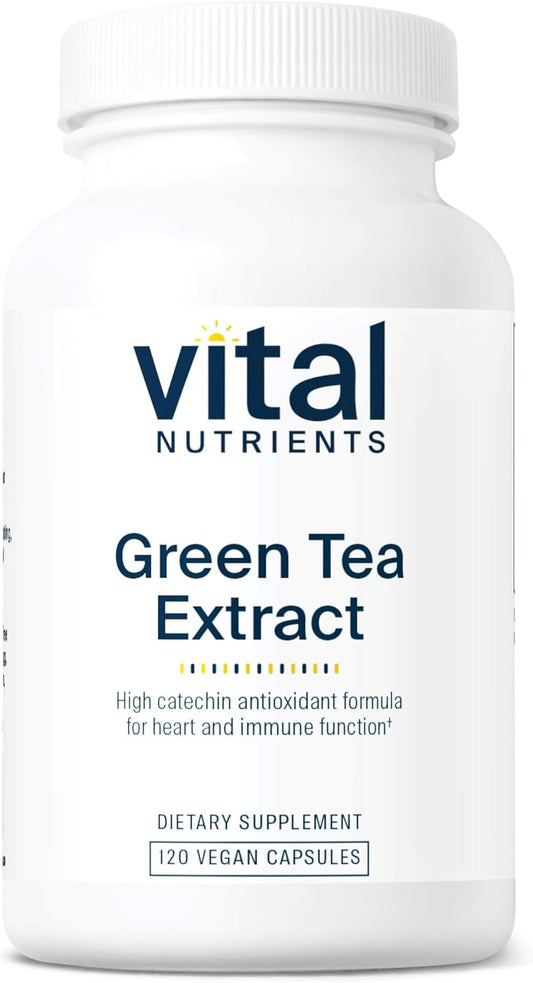550mg Green Tea Extract Capsules | Powerful Antioxidant for Heart & Immune Support | Rich in Polyphenols & EGCG | Gluten, Dairy, Soy Free | Non-GMO | 120 Count