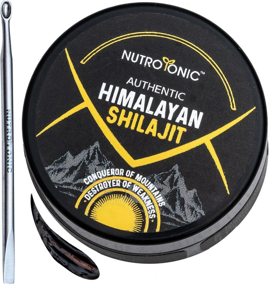 5g NutroTonic Authentic Himalayan Shilajit Resin | 40x Nano Filtered | Joint Pain Relief Support