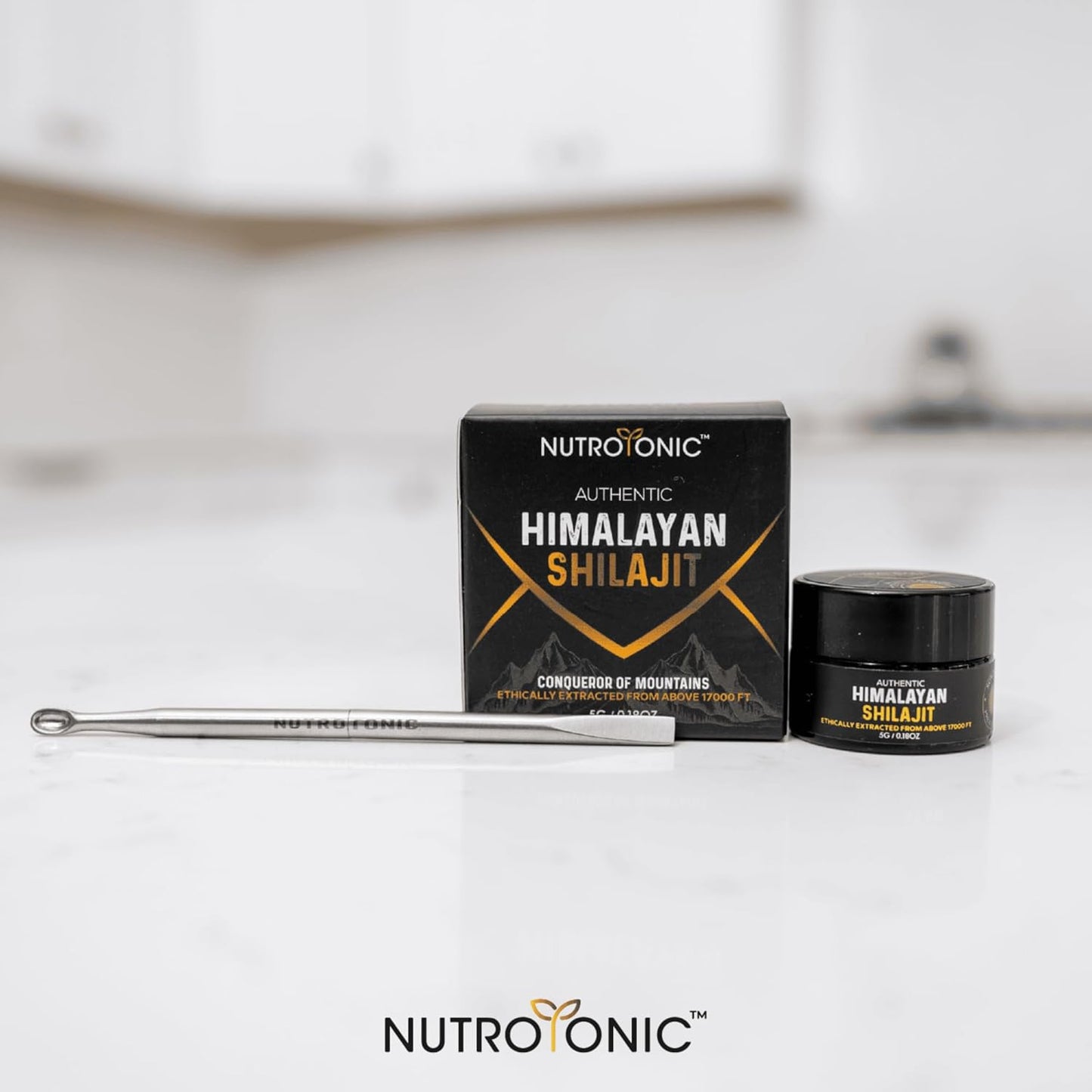 5g NutroTonic Authentic Himalayan Shilajit Resin | 40x Nano Filtered | Joint Pain Relief Support