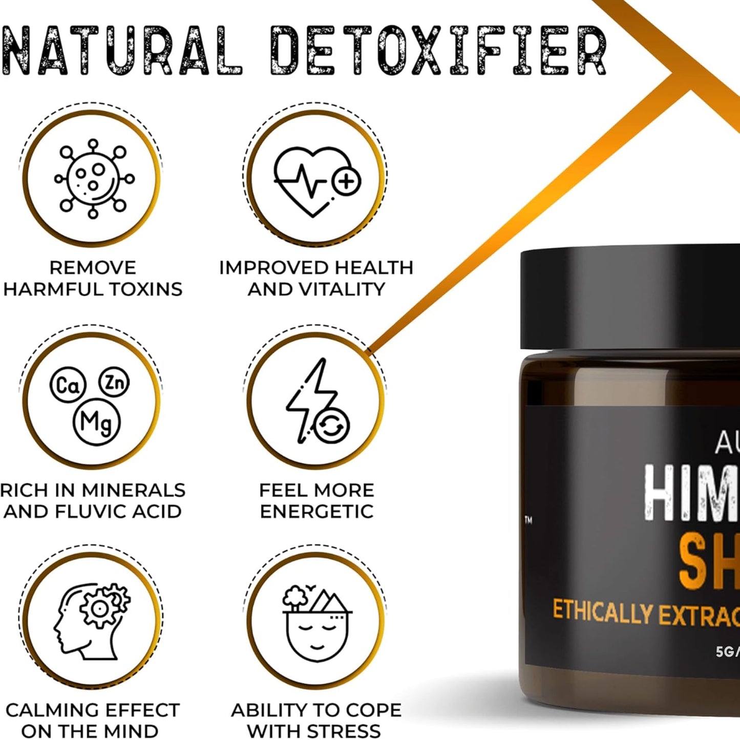 5g NutroTonic Authentic Himalayan Shilajit Resin | 40x Nano Filtered | Joint Pain Relief Support