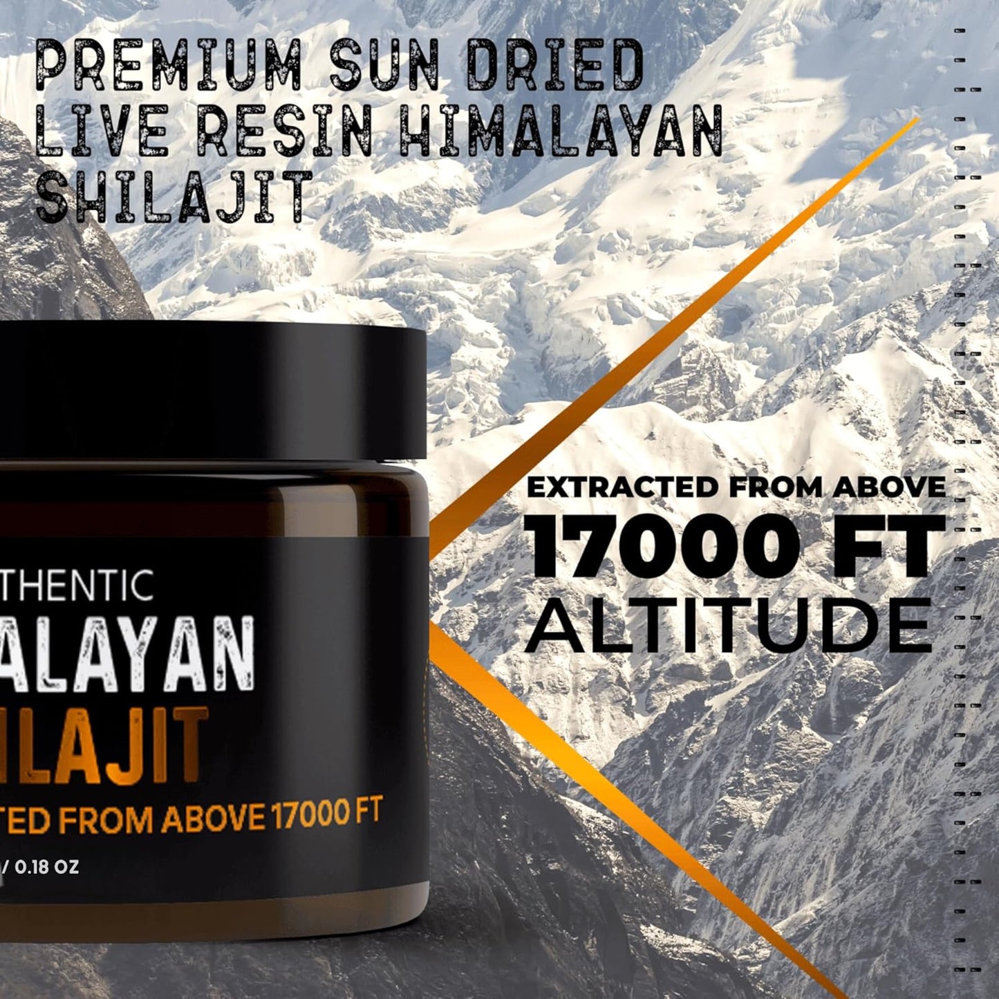 5g NutroTonic Authentic Himalayan Shilajit Resin | 40x Nano Filtered | Joint Pain Relief Support