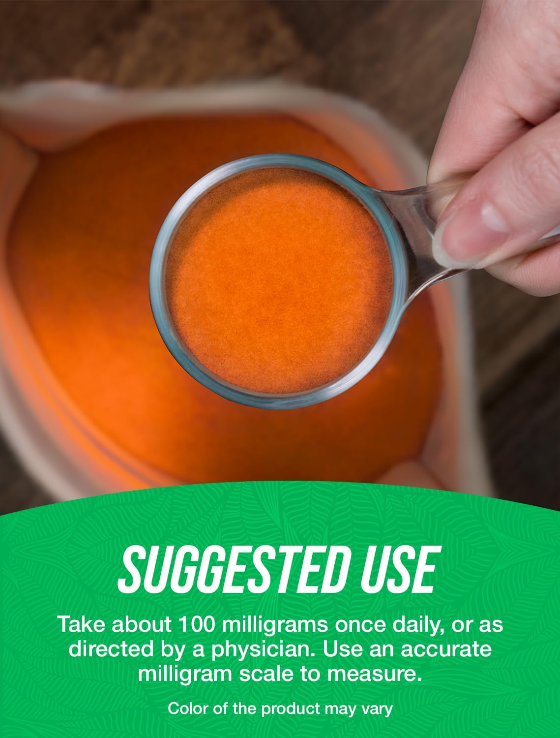 5kg Bulk Zeaxanthin Powder Supplement - Marigold Flower Extract, Gluten Free, 100mg per Serving, Pack of 5 - 5mg Zeaxanthin