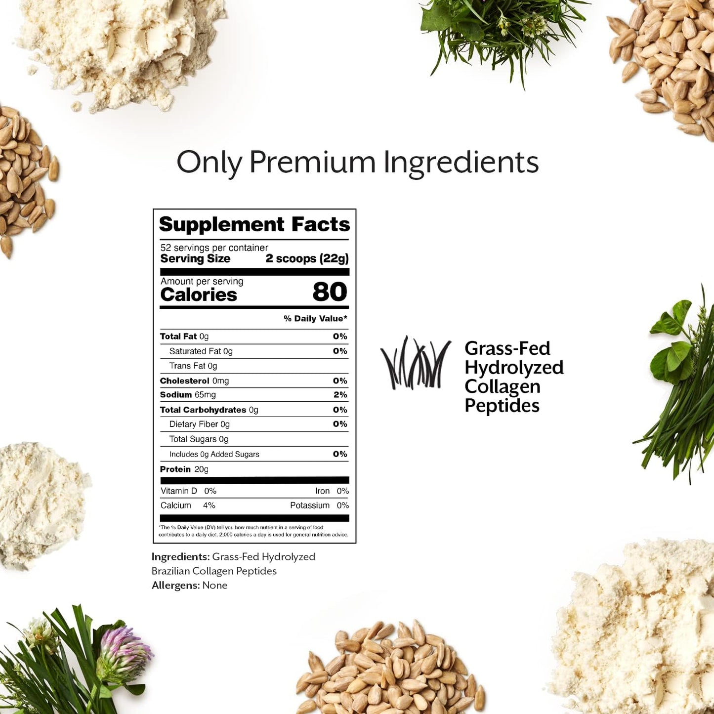 5lb Bulk ProMix Nutrition Hydrolyzed Collagen Peptides - Unflavored Protein for Skin, Bones, Joints - Supports Recovery in Shakes, Smoothies & Recipes