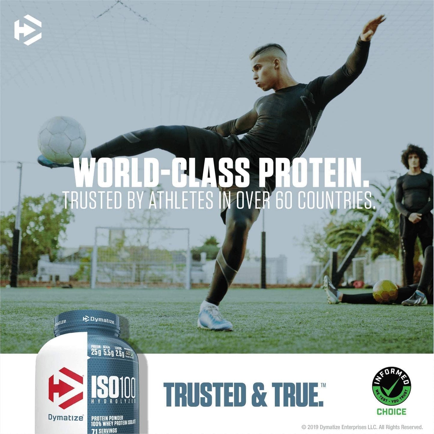 5lb Dymatize ISO 100 Fudge Brownie Hydrolyzed Whey Protein Powder Isolate