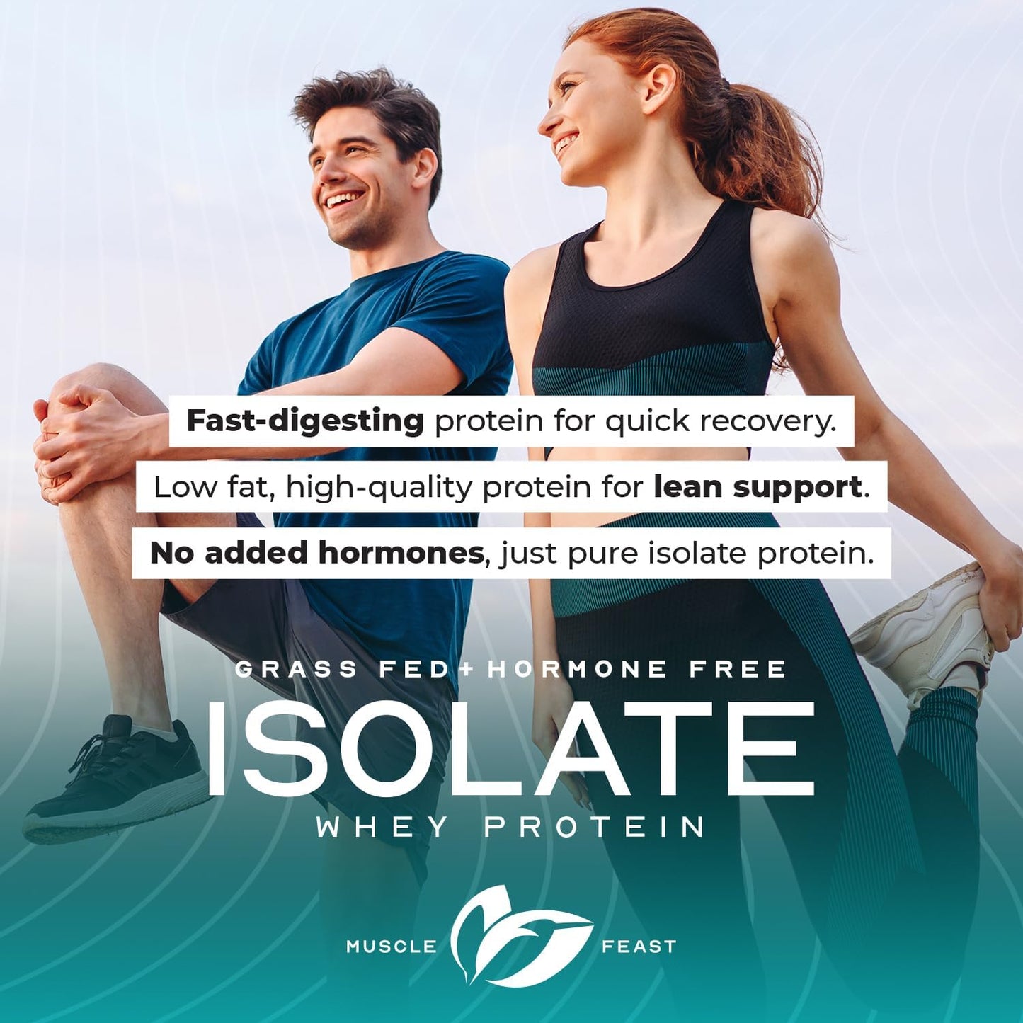 5lb Grass-Fed Whey Protein Isolate Pumpkin Spice - All Natural, Hormone-Free, Pasture Raised by Muscle Feast