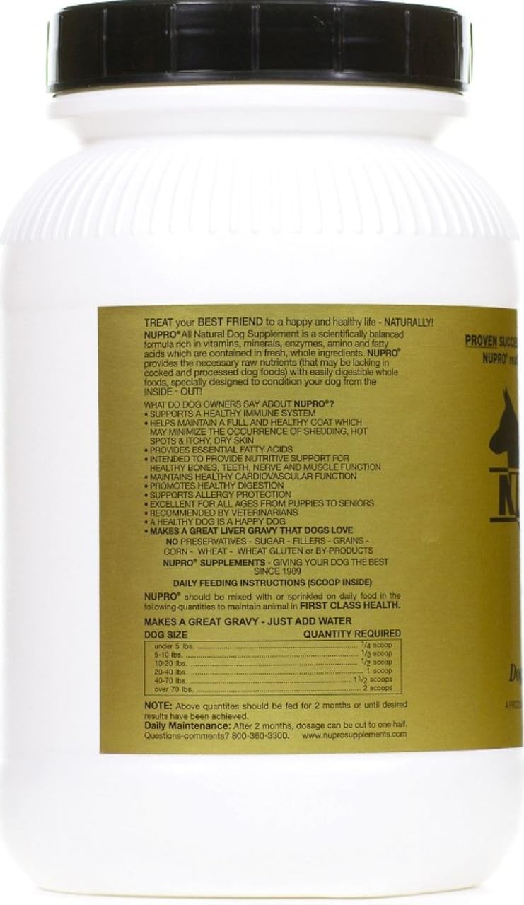 5lb Ilios-Packed Nutri-Pet Research Nupro Dog Supplement