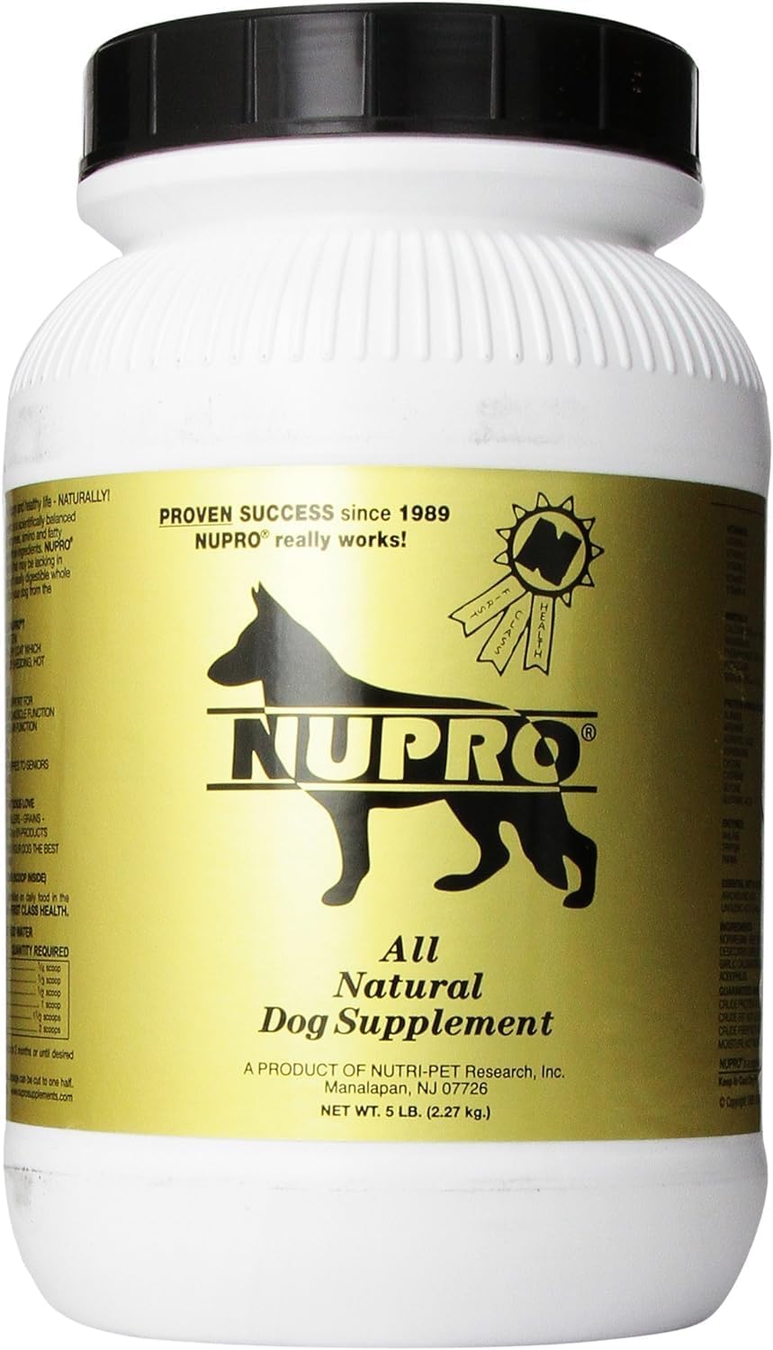5lb Ilios-Packed Nutri-Pet Research Nupro Dog Supplement