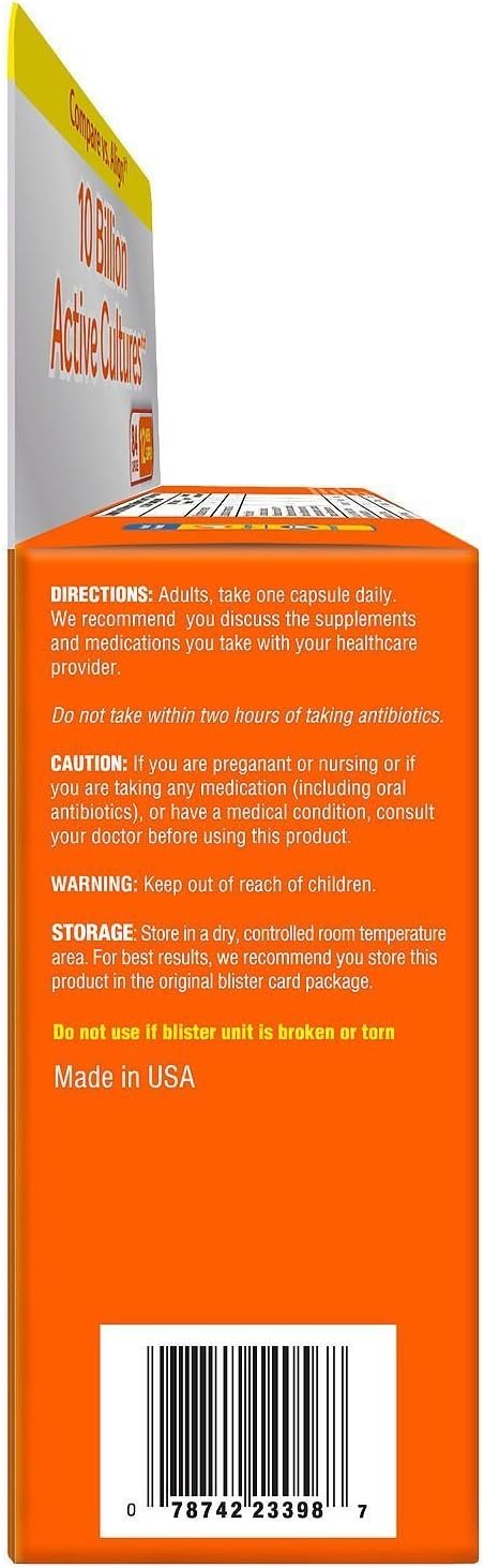 5x Probiotic Digestive Care Supplement - Member's Mark 84ct. Bottle Pack