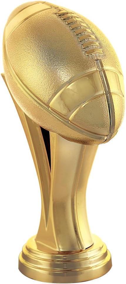 6" Gold Football Trophy - Crown Awards Sports Iconz Award for Football Players