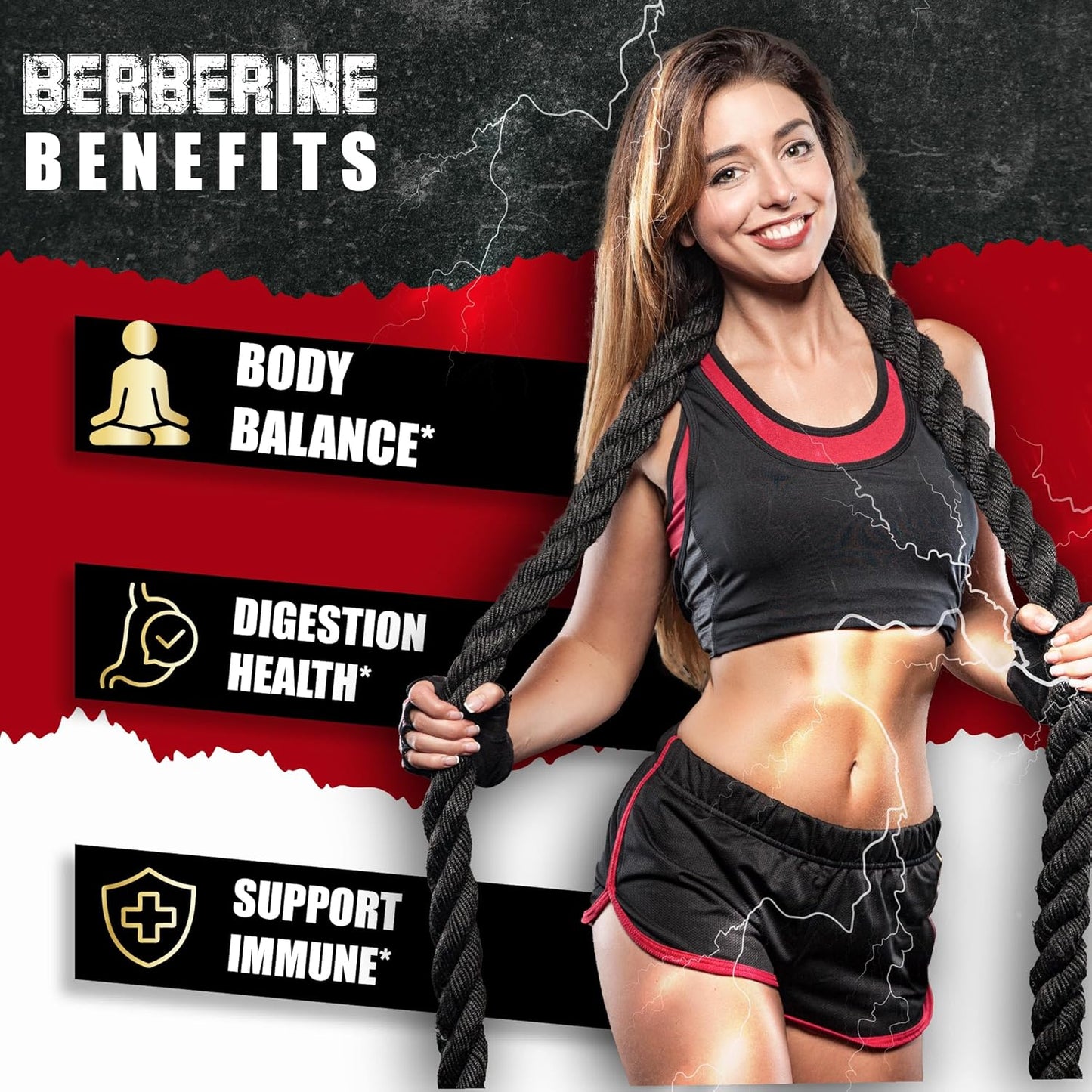 6-in-1 Berberine Supplement with Ceylon Cinnamon, Turmeric Root, Milk Thistle, Artichoke, Black Pepper - 120 Capsules, 4-Month Supply
