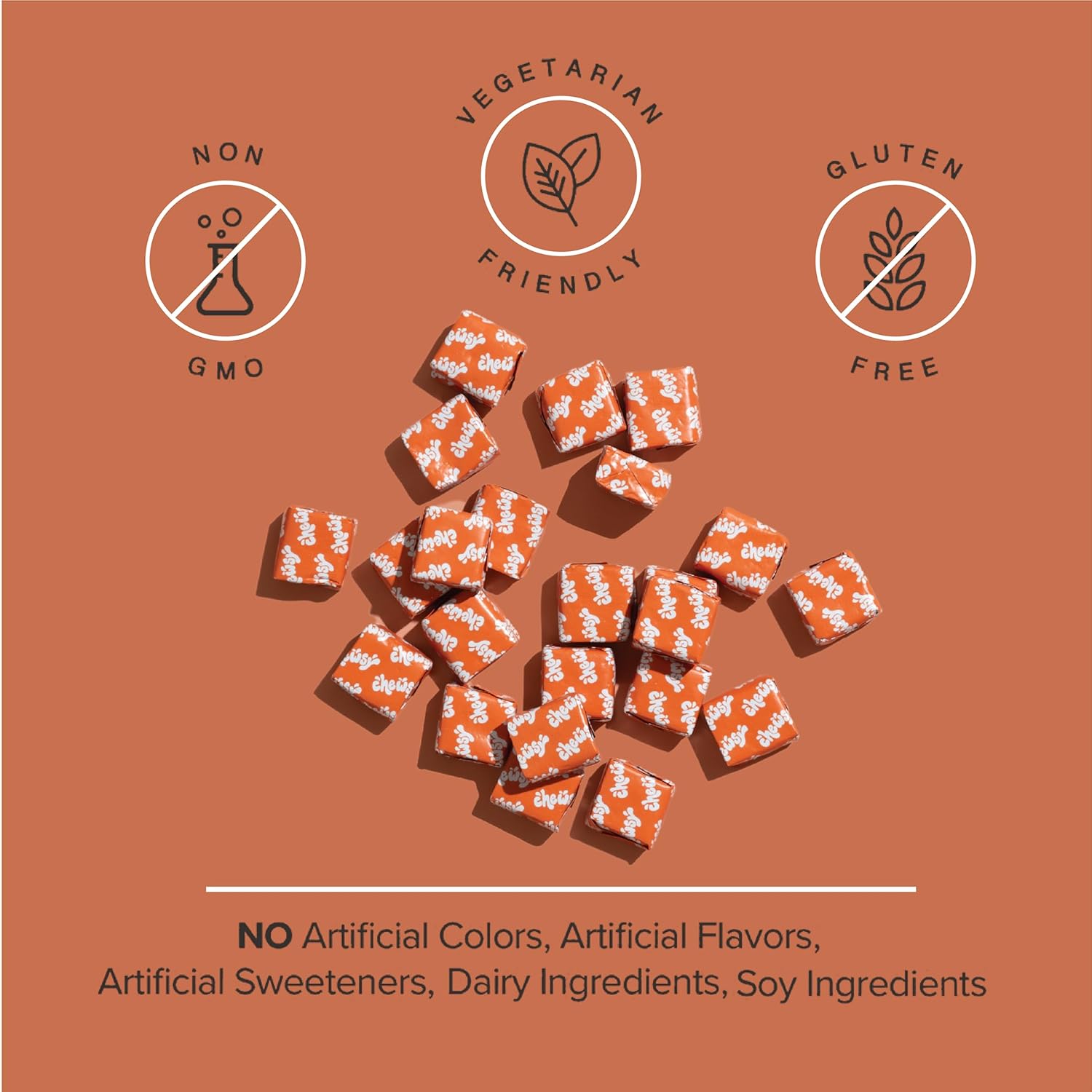 6-in-1 Immune Support Fruity Chews with Elderberry, Vitamin C, A & D, Zinc & Selenium - 30-Day Supply for Adults and Kids