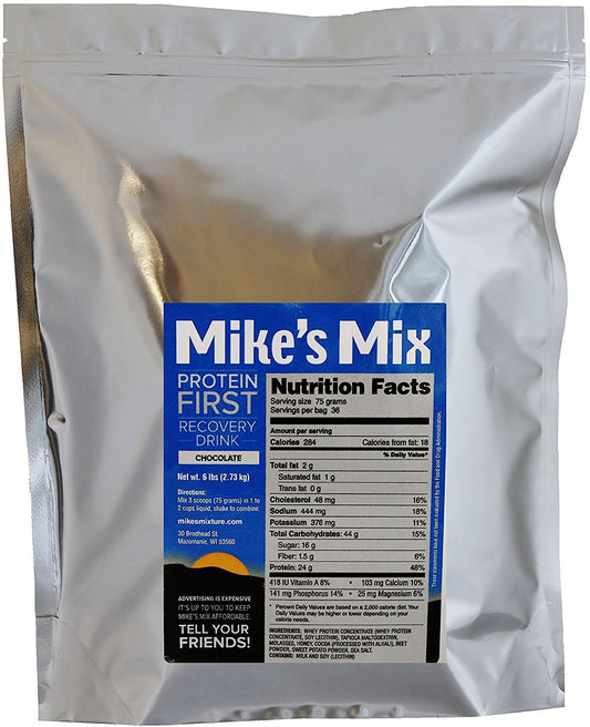 6 lbs Mike's Mix Protein First in Chocolate Flavor - High-Quality Protein Powder for Muscle Gain and Recovery