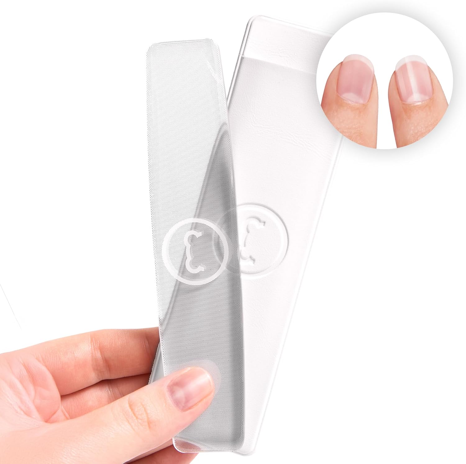 6-Month Supply SugarbearPro Glass Nail File & Buffer + Vegan Hair & Nail Vitamin Gummies - Extra Strength Biotin 6000mcg for Stronger Nails