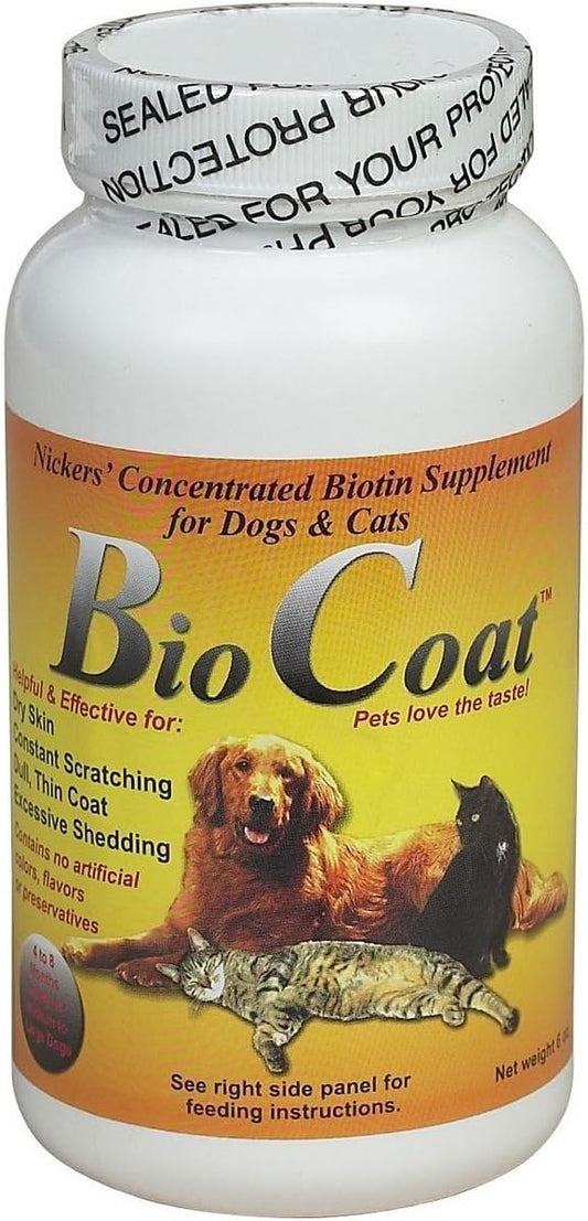 6 oz Nickers International Bio-Coat Supplement for Healthy Skin and Coat