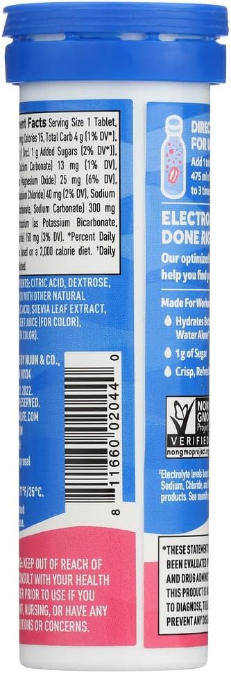 6-Pack of 10 Nuun Active Citrus Fruit Electrolyte Tablets for Hydration