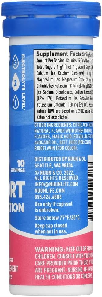 6-Pack of 10 Nuun Active Citrus Fruit Electrolyte Tablets for Hydration