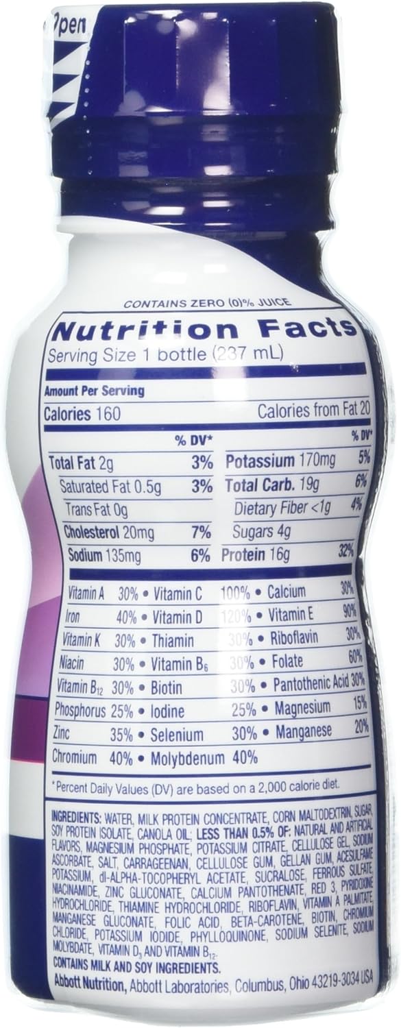 6-Pack of Ensure High Protein Nutrition Shakes in Strawberry Flavor