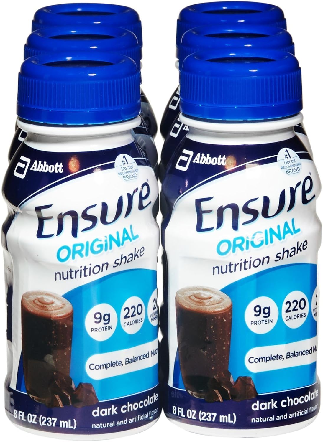 6-Pack of Ensure Original Dark Chocolate Nutrition Shakes