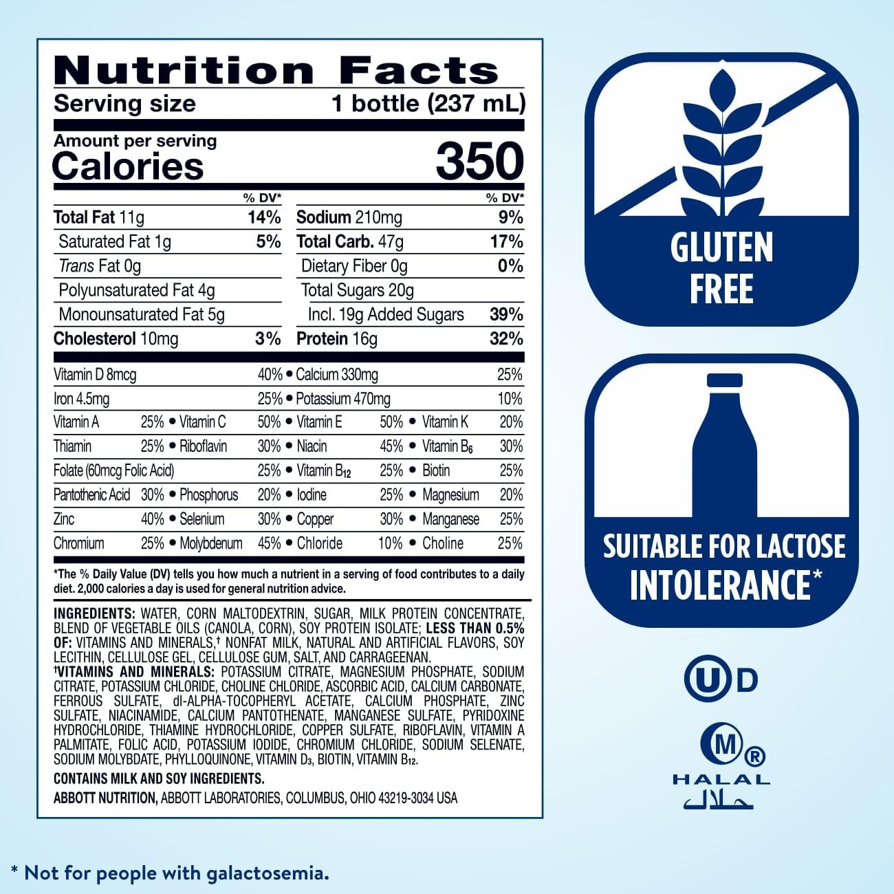 6 Pack of Ensure Vanilla Nutrition Shake, 8 Fl Oz Each - Complete Nutritional Drink for Health and Wellness