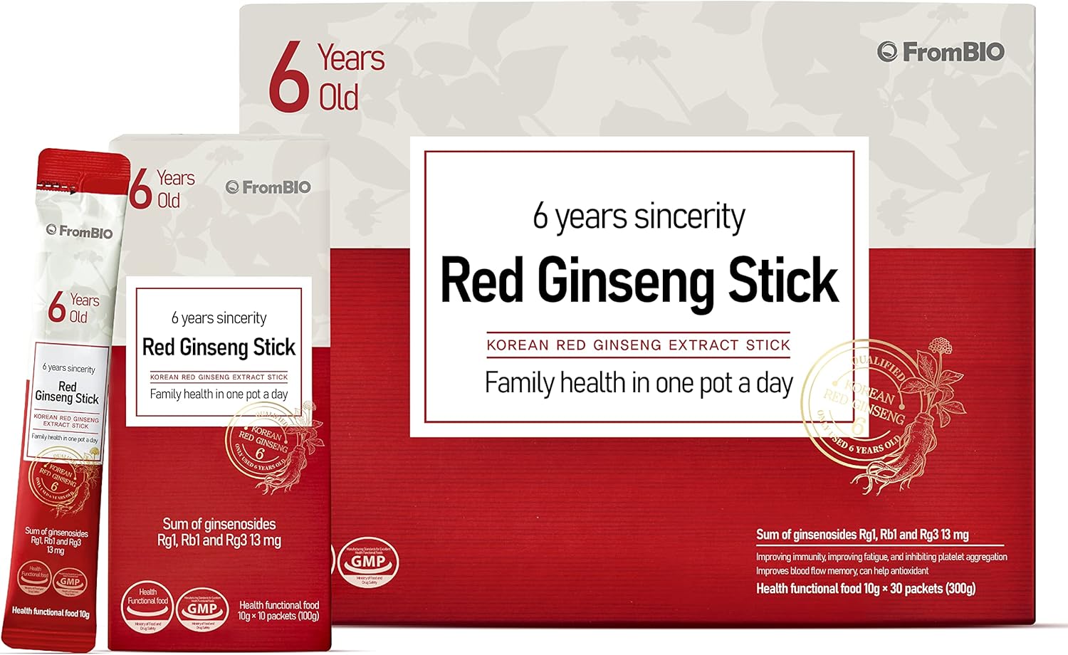 6-Year Red Ginseng Concentrate Stick for Immunity by FromBIO