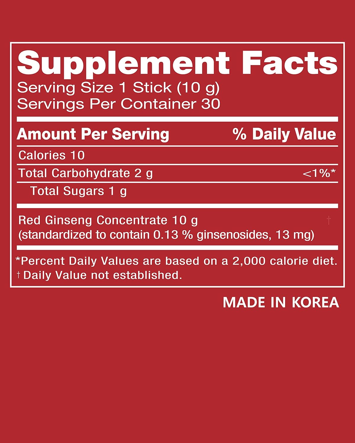 6-Year Red Ginseng Concentrate Stick for Immunity by FromBIO