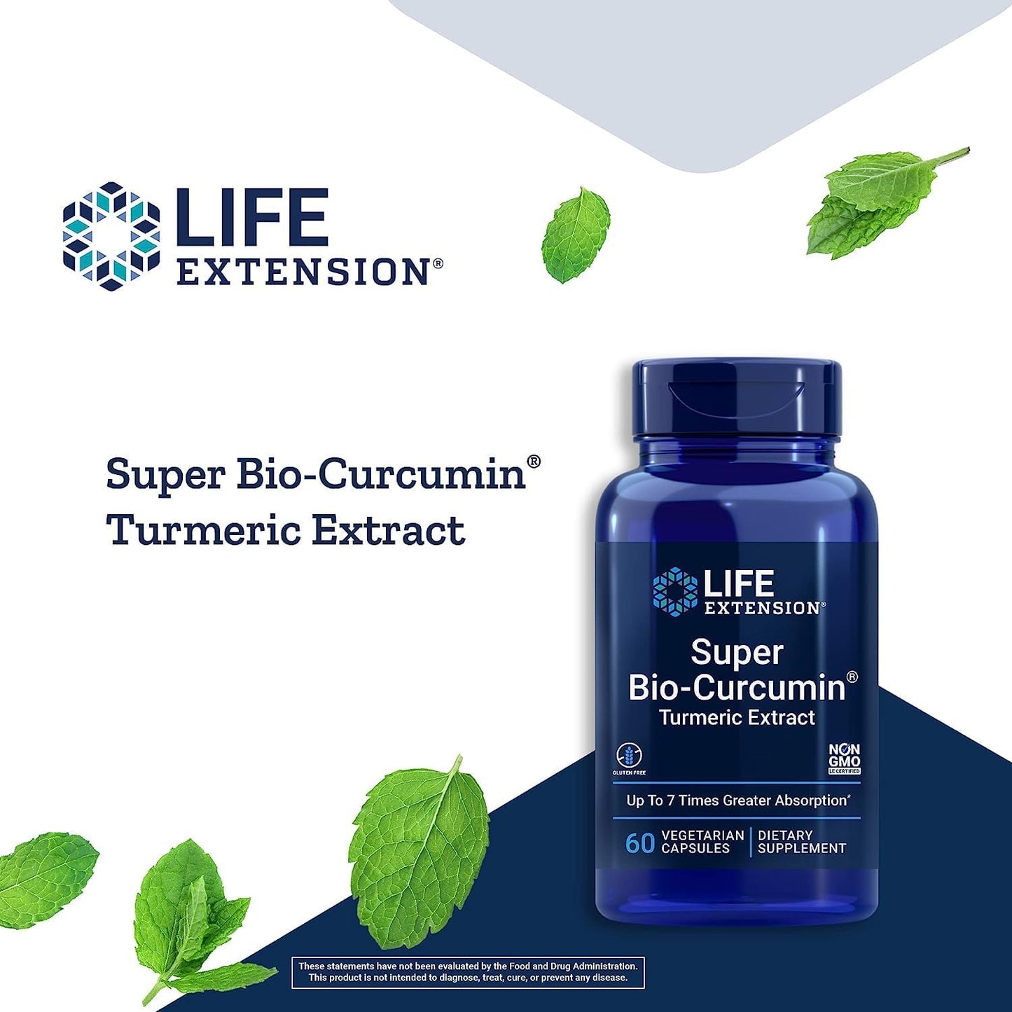 60 Capsules & 60 Softgels Bundle of Life Extension Curcumin Turmeric and Ultra Prostate Formula with Saw Palmetto