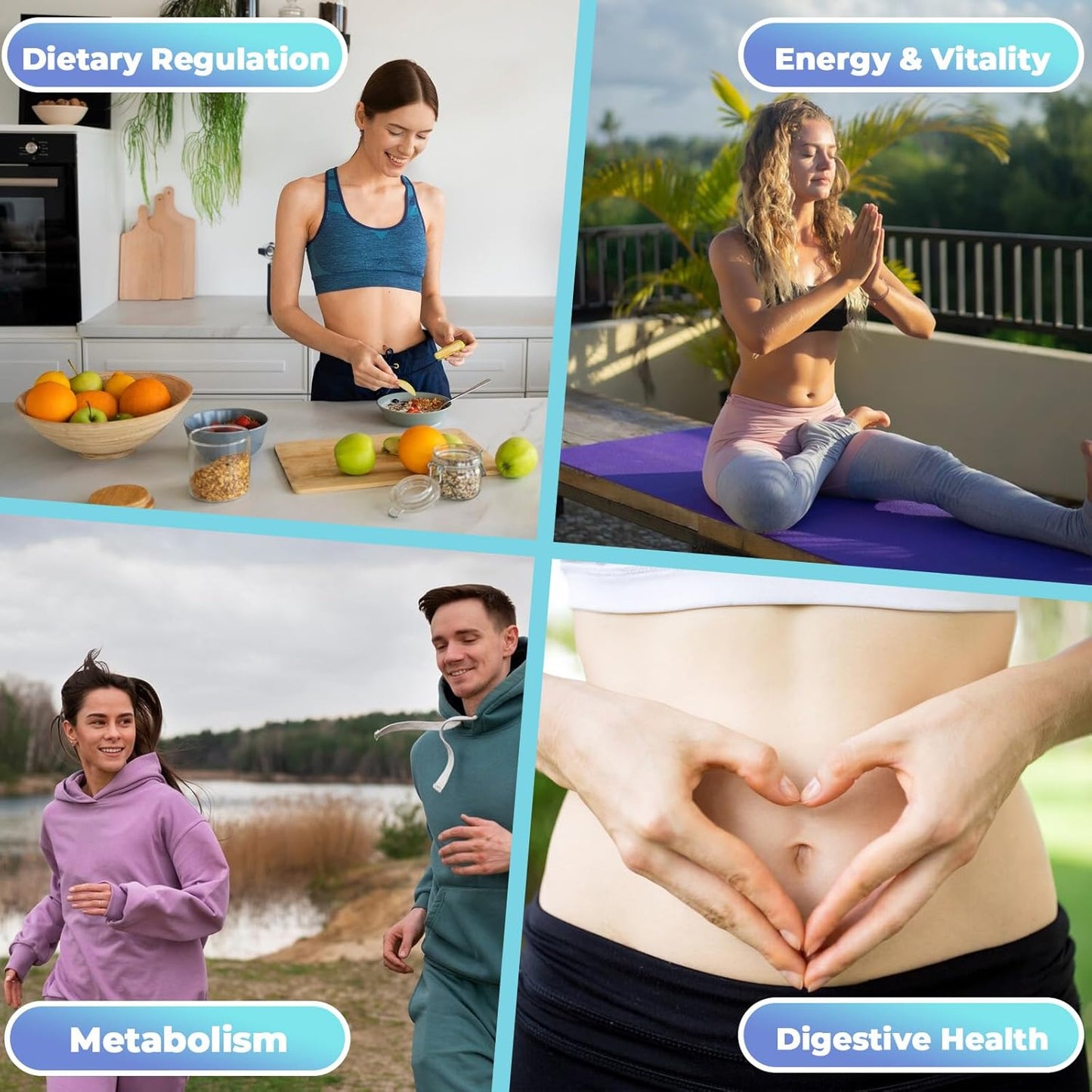 60 Capsules GLP-1 Supplement for Gut Health, Digestion, Energy Boost, Natural Formula to Support GLP-1 Levels & Overall Health