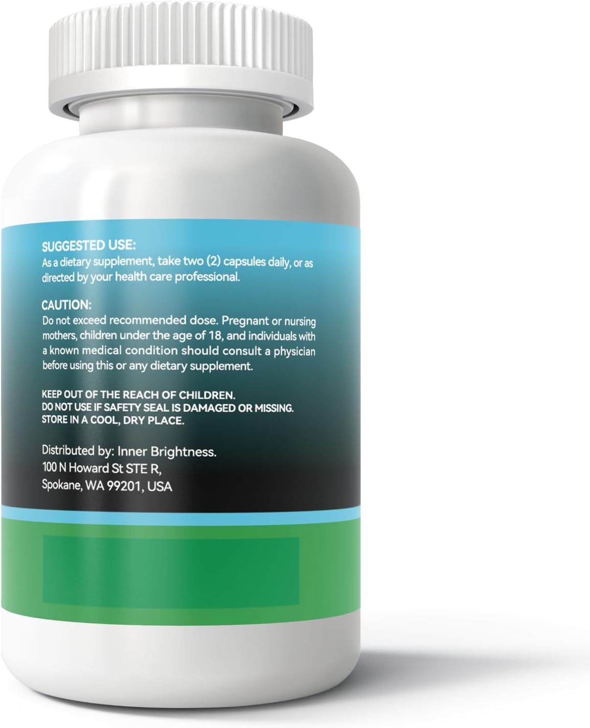 60 Capsules Inner Brightness Creatine Monohydrate: Muscle Builder, Endurance & Strength Workout Supplement - Non-GMO, Gluten Free