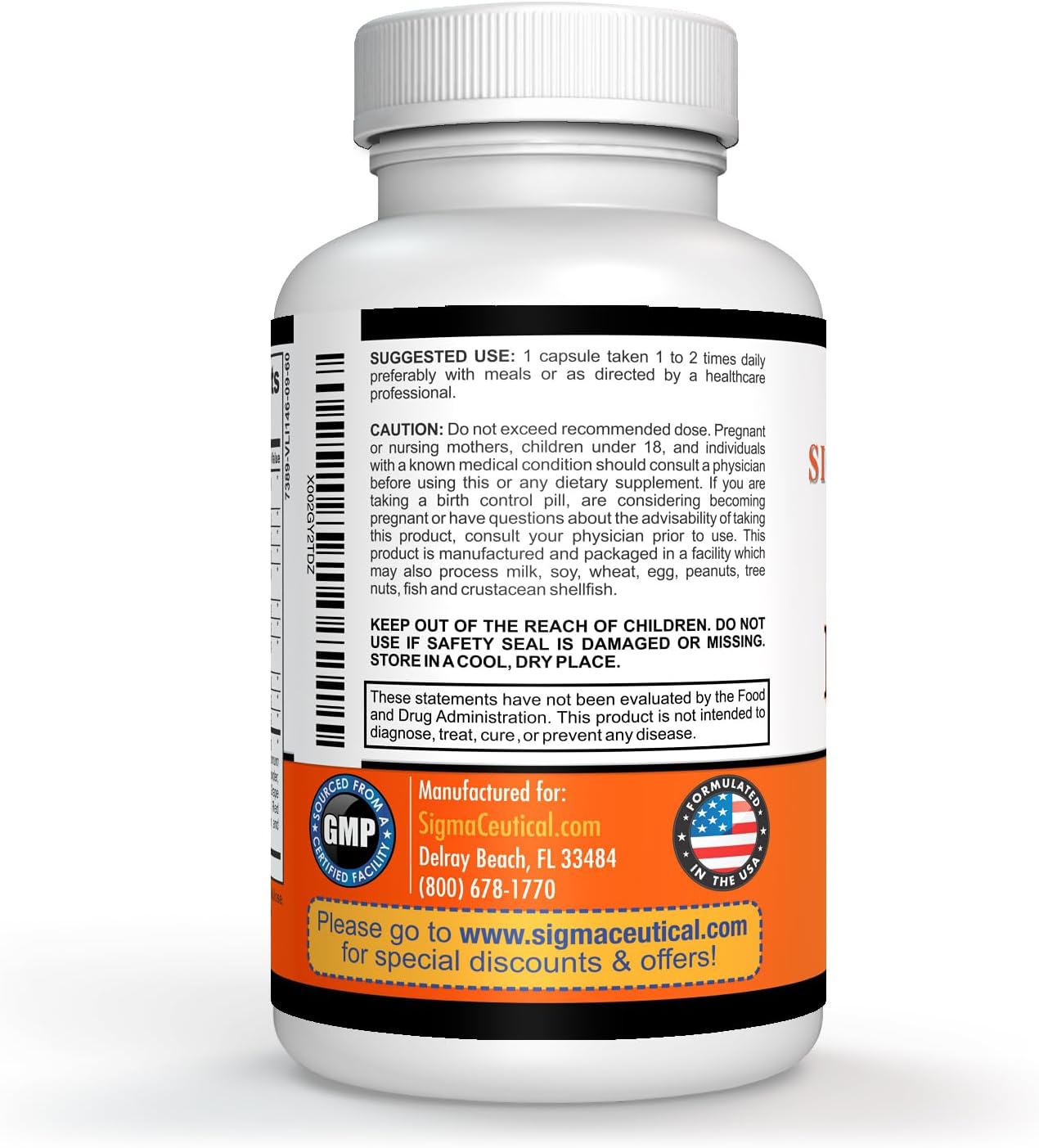 60 Capsules Kidney Cleanse & Support with Cranberry - Herbal Kidney Supplement for Health & Detox - Sigmaceutical