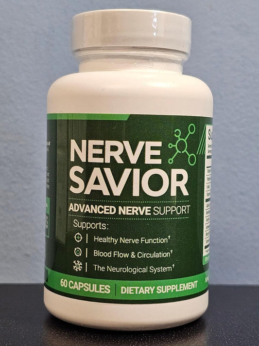60 Capsules of Authentic Nerve Savior Health Supplement for Nerve Support