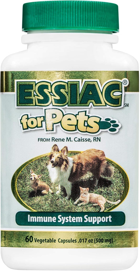 60 Capsules of Essiac International Herbal Supplement for Pets