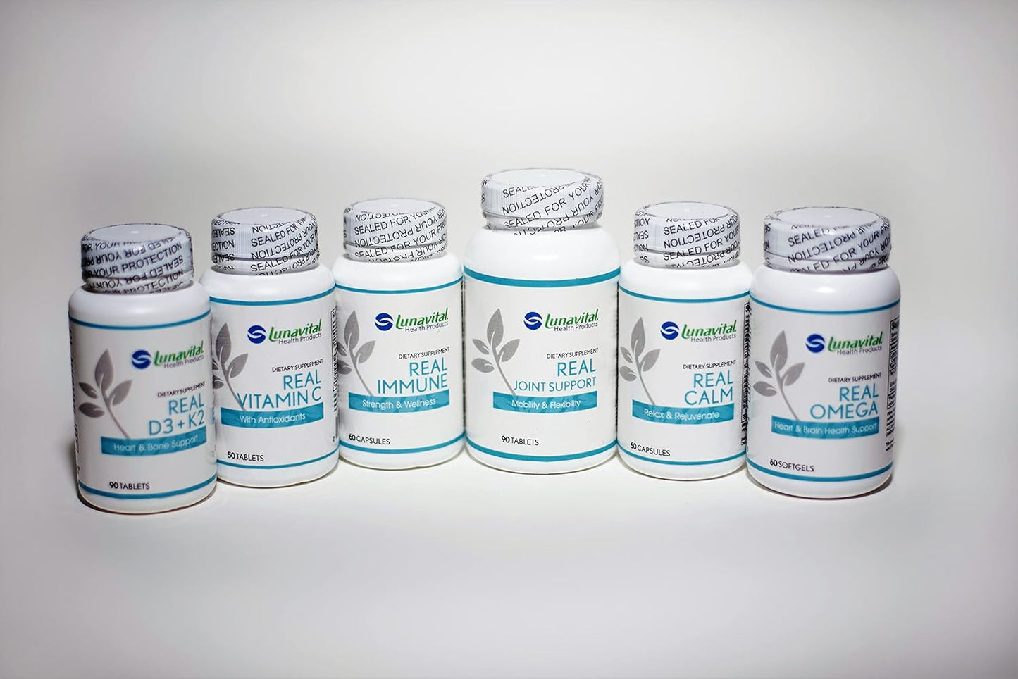 60 Capsules of Lunavital Real Enzymes for Improved Digestion - Dietary Supplement