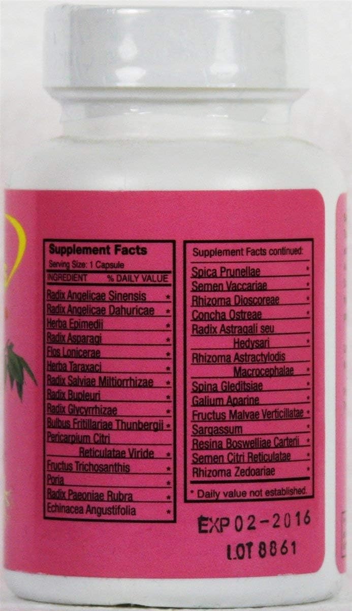 60 Capsules of Mammo Guard 500 mg - Breast Health Support Supplement