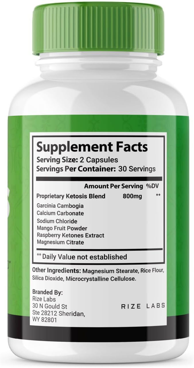 60 Capsules of Rize Labs Tonic Greens: Immune Support & Antioxidants Formula