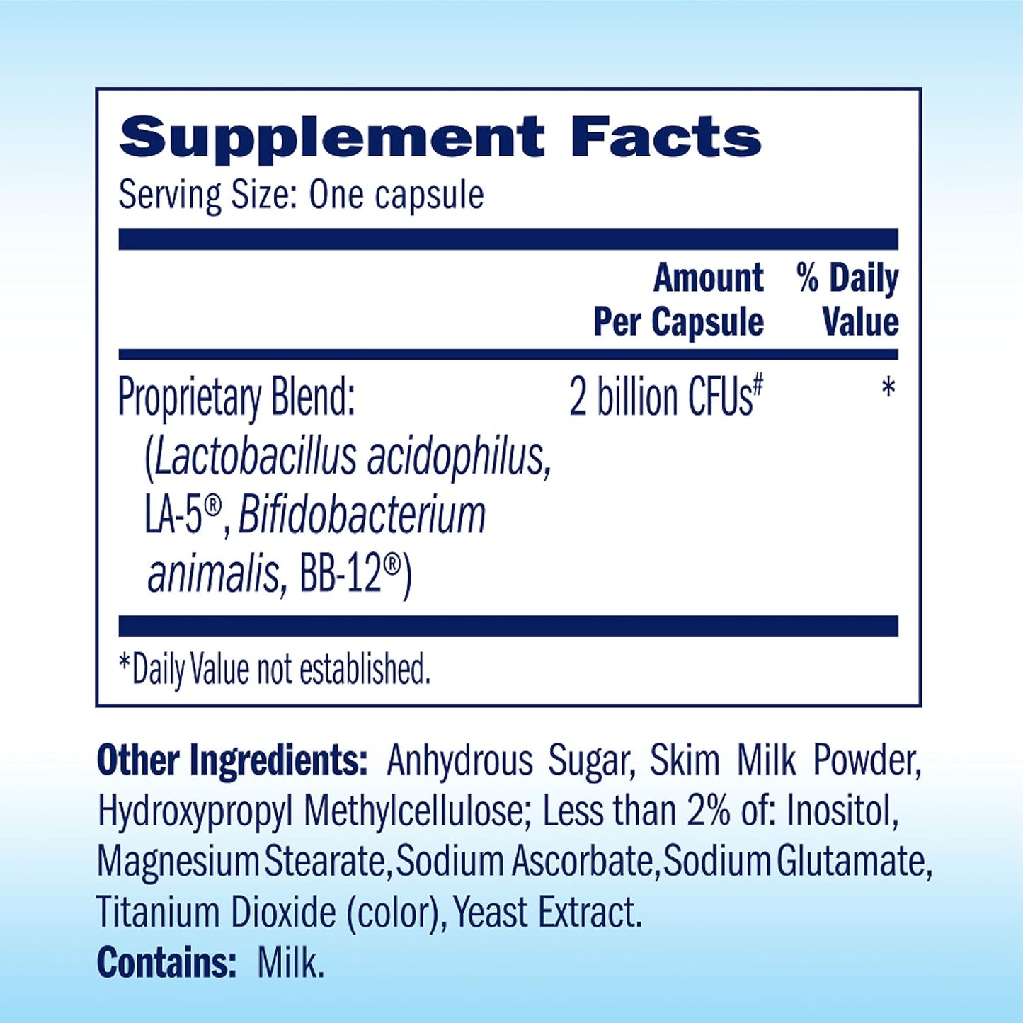 60 Capsules of TruBiotics Daily Probiotic - Gluten and Soy Free Digestive and Immune Health Support for Men and Women