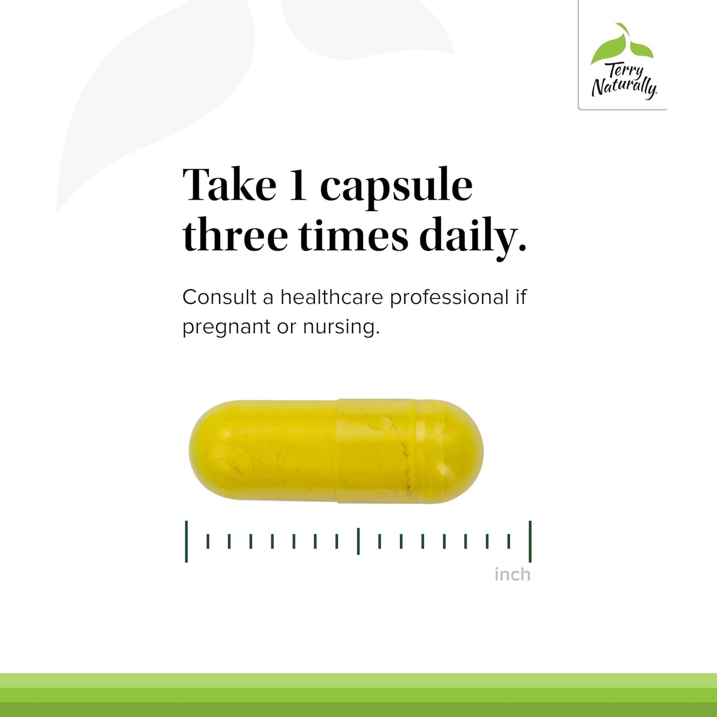 60 Capsules Terry Naturally Berberine for Improved Metabolic Health - Non-GMO, Vegan, Gluten Free - 60 Servings