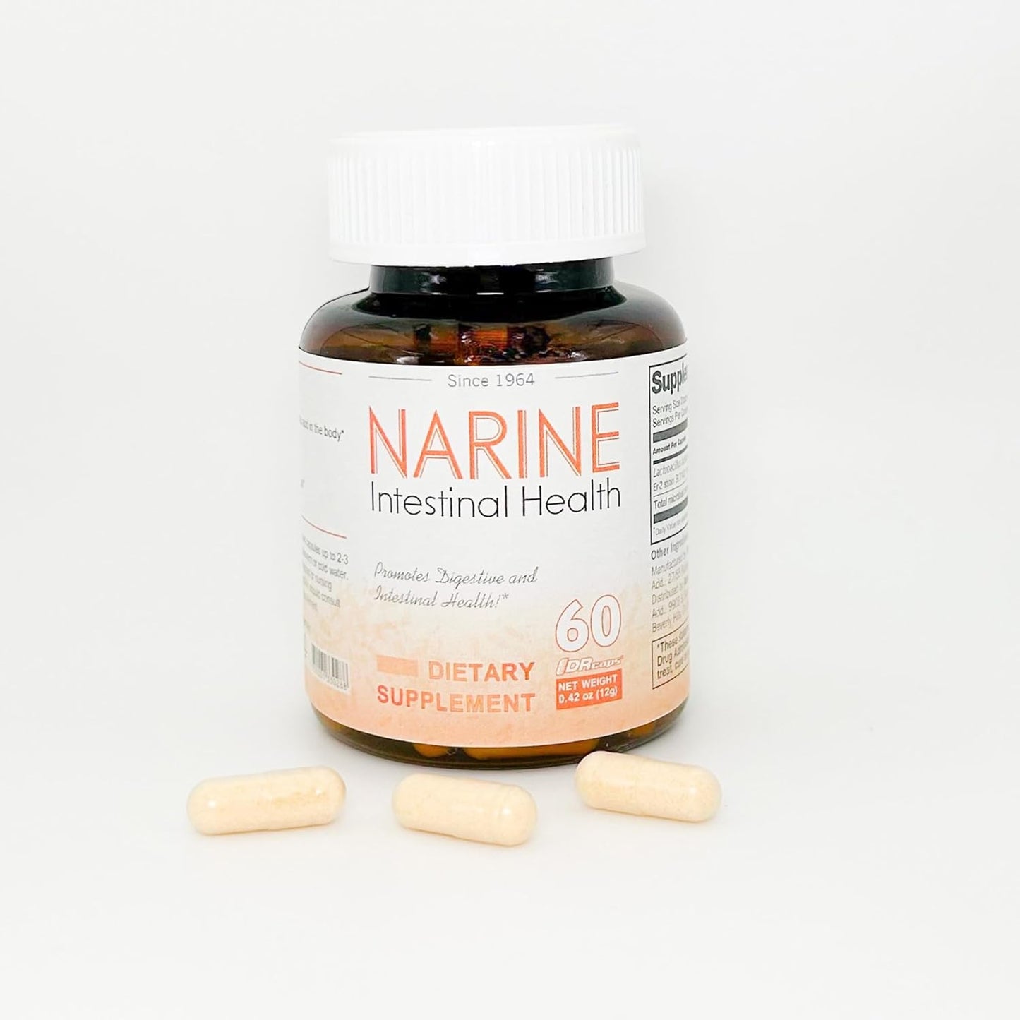 60 Capsules VFFWBB Asma Narine Intestinal Health Probiotic Supplement - Lactose Free Formula