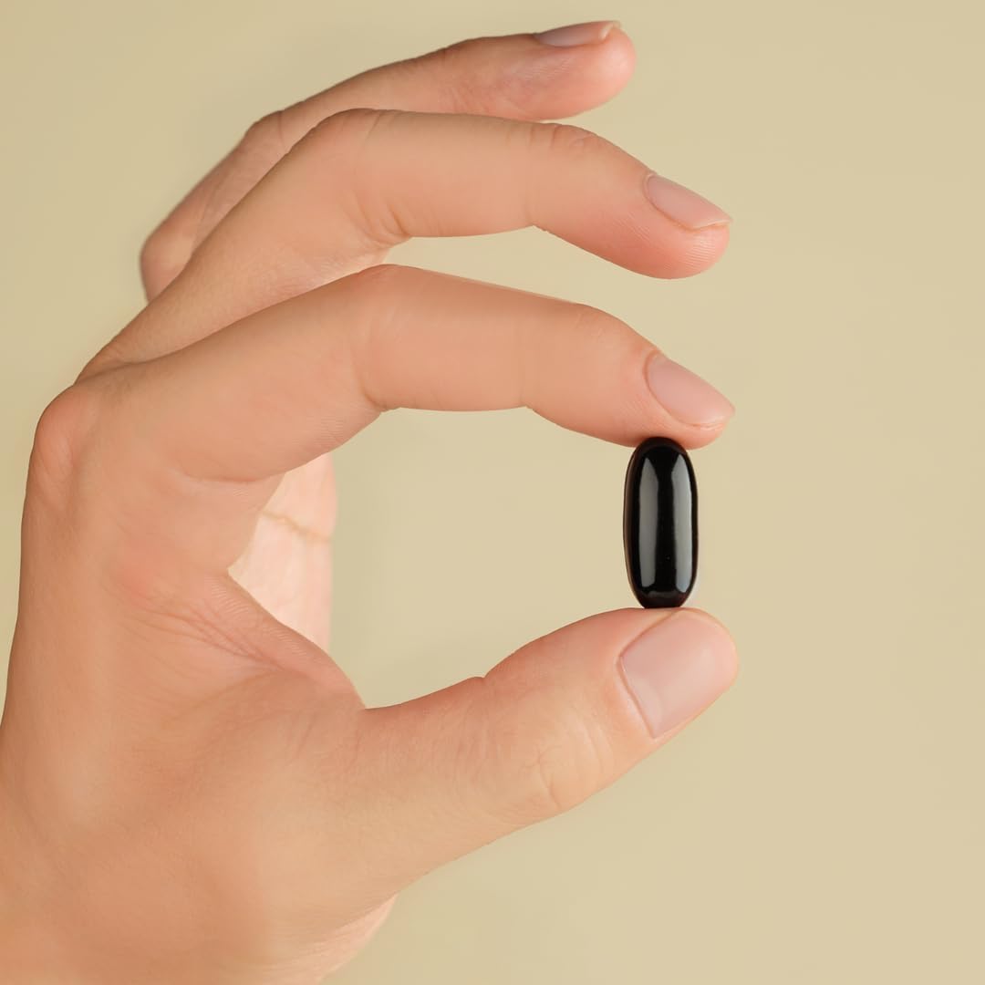 60 Count Black Seed Oil Capsules with Curcumin, Ginger, and Piperine for Immune Support, Joint & Muscle Health