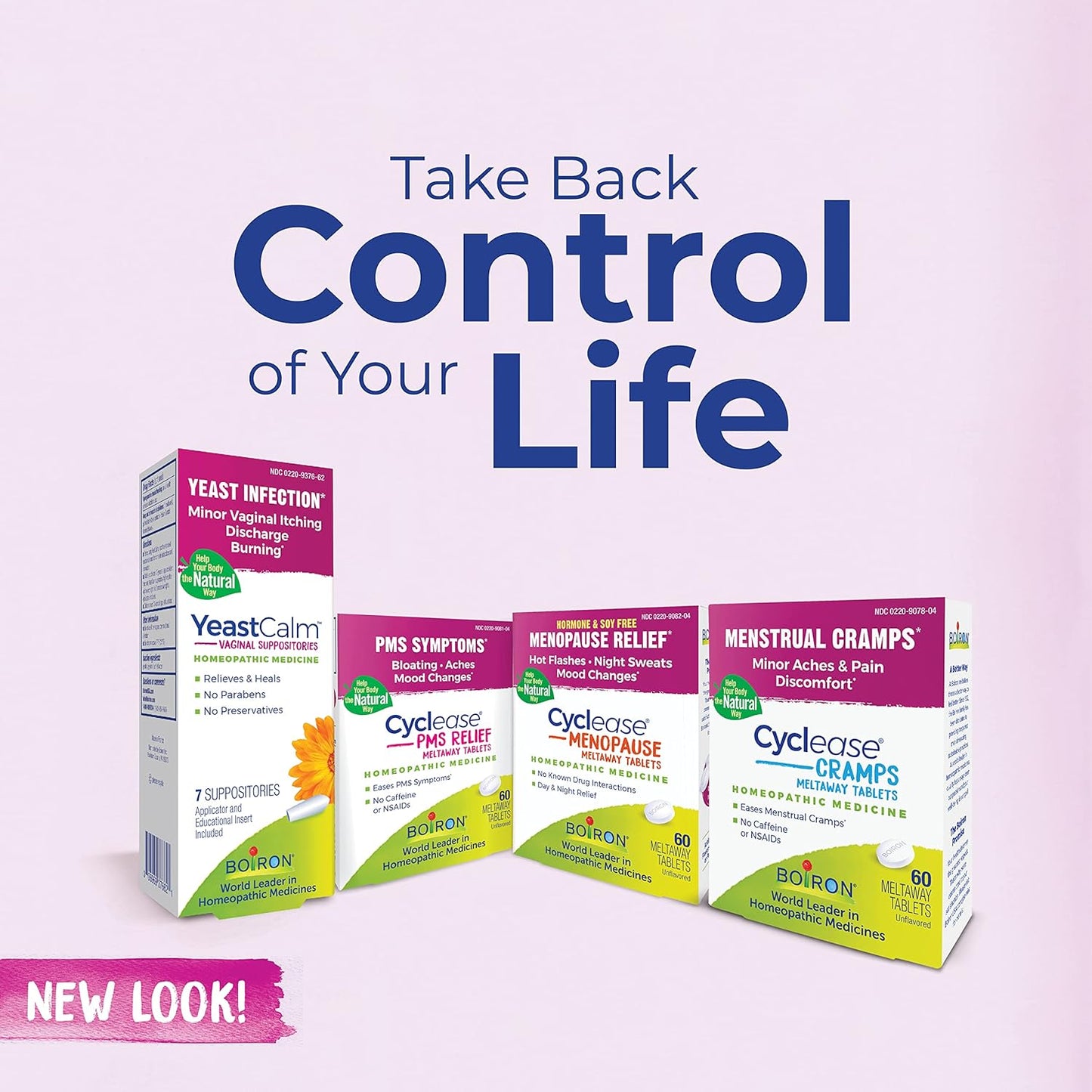 60 Count Boiron Cyclease Menopause Tablets for Relief of Hot Flashes, Night Sweats, Irritability, and Mood Swings